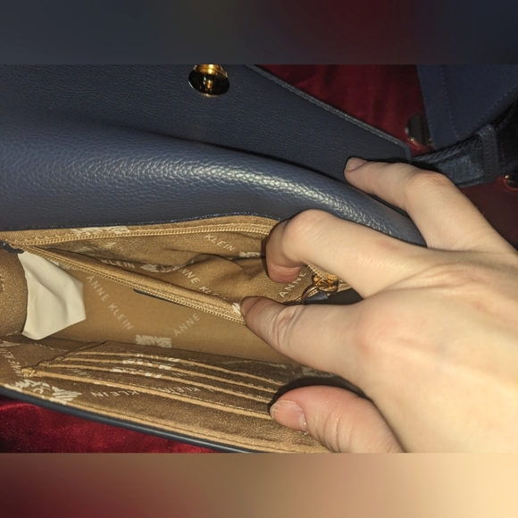 Anne Klein Flap Crossbody Bag & Wallet Set - Picture 11 of 16